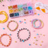 Round Glass Beads for Jewelry Making,8mm Crackle Glass Beads 15 Colors Smooth Crystal Beads Bracelet Making Kits with Elastic Thread for Bracelets...