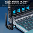 Bluetooth Adapter for PC 5.3, Long Range Bluetooth Dongle 492FT/150M Wireless Transfer Transmitter Receive, USB Bluetooth Adapter Plug & Play for ...