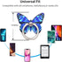 Alloy Butterfly Cell Phone Ring Holder, Finger Kickstand Back Stand Hand Grip for Smartphone Tablet (Blue)......
