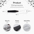Qisan Keycap Puller Black Stainless Steel Keycap Removal Tool Expert for Mechanical Keyboard Magicforce...