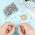 SUNNYCLUE 1 Box 240Pcs Lobster Claw Clasps 304 Stainless Steel Lobster Clasps with 120Pcs Open Jump Rings Kit Silver Necklace Bracelet Clasp Faste...