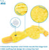 Best Pet Supplies Crinkle Dog Toy for Small, Medium, and Large Breeds, Cute No Stuffing Duck with Soft Squeaker, Fun for Indoor Puppies and Senior...