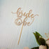 Bride to Be Cake Topper for Bridal Shower/Wedding Shower/Engagement/Bachelorette/Hen Party Decorations, Double-sided Rose Gold Glitter...