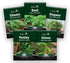 5 Herb Seeds Variety Kit, Oregano, Cilantro, Parsley, Basil, Chives...
