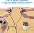 Multi 3 in 1 USB Long iPhone Charging Cable, 3M/10Ft Nylon Braided Universal Phone Charger Cord USB C/Micro USB/Lightning Connector Adapter for An...