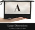 Monogrammed for Women Initial bridesmaid gifts, Personalized monogram Monogram Cosmetic Bag,Travel Makeup Bag Suitable for Wedding weekend Beach G...