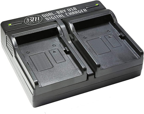 BM Premium Dual Battery Charger for Olympus OM-D E-M1 Mark II Camera...