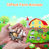 12 Pieces Farm Animals Figures Toys,Mini Farm Animal Figures,Plastic Farm Animals Figurines,Realistic Farm Animal Figures Educational Learning Toy...