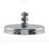 Master Magnetics Round Base Magnet with Bolt - 2.65" Diameter, 1.275" Total Height, 65 Pound Pull, Chrome, Pack of 2, RB70B3NX2...