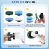 8pcs Electric Spin Scrubber Replacement Brush Heads, Extra Brushes Kit for Bathroom Floor Tile, Bathtub, Glass, Car, Kitchen Cleaning...