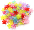 Tegg Matte Lily Flower Bead 100PCS Mixed Color Frost Acrylic Lily Flower Beads with Center Hole for Jewelry Making DIY Craft...