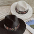CHGCRAFT 3Styles Cowboy Western Hat Band Hat Bands for Cowboy Cowgirl Hats Accessories Fedora Hat Decoration, Suitable for 58-60cm Hat...