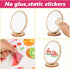 80 Pieces Summer Flamingo Window Sticker Hawaii Window Decals Flamingo Watermelon Strawberry Window Sticker for Bedroom Living Room Swimming Pool ...