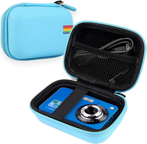 Leayjeen Digital Camera Case Compatible with AbergBest 21 Mega Pixels 2.7" LCD/Kodak Pixpro/Canon PowerShot ELPH 180/190/Sony DSCW800/DSCW830 Came...