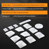 WICHEMI Window Switch Button Trim Cover Sticker for Mercedes Benz A/B/C(W204)/E(W212)/GLA/CLA/GLK/GL/ML/GLE Class, Inner Door Power Window Glass L...