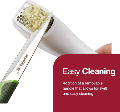Zyliss Easy Clean Garlic Press - Lightweight, Easy-to-Use Garlic Mincer & Crusher for Food Prep & Kitchen Accessories...