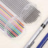 5pcs 2.0 mm Mechanical Pencil Lead Holder Set, 3pcs Automatic Pencils and 2 Cases Lead Refills (Color & Black) for Draft Drawing Writing Crafting ...
