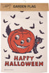 Primitives by Kathy 114325 Happy Halloween Classic Pumpkin Design Decorative Garden Flag, Multicolor...