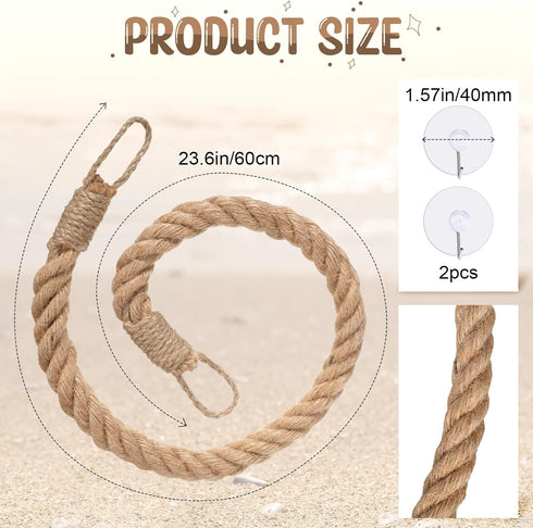 Hermit Crab Toys 23.6 Inch Hermit Crab Climbing Jute Rope Ladder with Hooks Hermit Crab Toys Reptile Tank Terrarium Accessories Habitat Decor for ...
