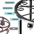 Metal Black Plant Stands?Anti-Rust Iron Plant Pot Shelf?Heavy Duty Round Supports Display Rack?Rustproof Potted Plant Holder?Corner Gardening Pump...