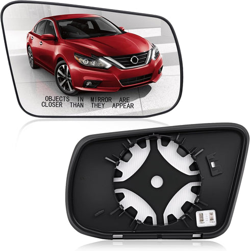 Passenger Side Mirror Replacement Glass for Nissan Altima Sentra 2013 2014 2015 2016 2017 2018, Right Side Mirror Glass, Rear View Convex Mirrors ...