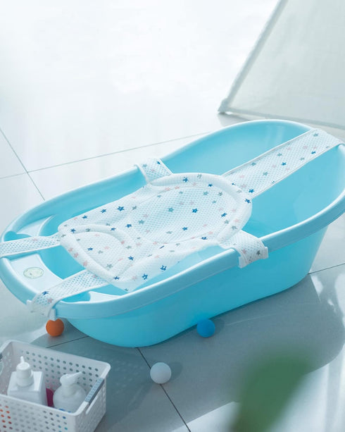 Baby Bath Seat Support Net | Soft Infant Bathing Pillow Bath Sling Mesh for Tub | First Year Bath Time Need | for Newborn Boys Girls to Toddler- T...
