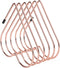 Rose Gold File Organizer School Supplies Desk Book Storage Rack Telescopic Files Folder Stand Organizer Craft Supplies Decorationrose Gold Rose Go...