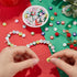 1 Box 300Pcs Christmas Polymer Clay Beads Holiday Clay Beads Winter Theme Santa Socks Tree Snowman Green Tone Spacer Bead for Jewelry Making Suppl...
