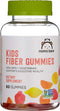 Amazon Brand - Mama Bear - Kids Fiber Gummies - Supports Digestive Health, Orange, 60 Count...