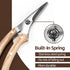 Wooden Garden Pruning Shears, Gardening Scissors Hand Tools, Classic Manual Hand Pruner Wood Clippers for Flower and Plant Trimming, Foldable Stai...