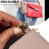 Furiet Wallet Case for Samsung Galaxy S22 Ultra 5G with Shoulder Strap Ring Buckle, Luxury PU Leather Zipper Flip Organ Purse, Card Holder Stand P...