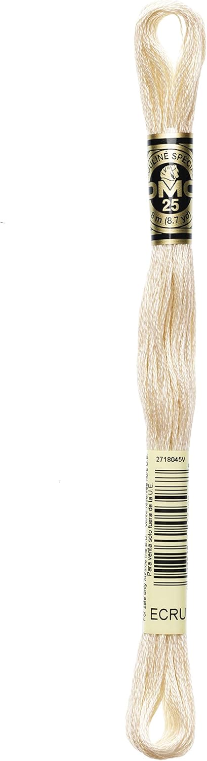 Dmc 6-Strand Embroidery Cotton 8.7yd-Ecru...