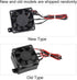 PTC Air Heater PTC Thermistor Heater 110V Mini Fan Air Heated Small Space Fan Heater Constant Temperature Insulation With Fan(24V/350W)...