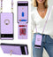 for Google Pixel 6 Case with Card Holder and Strap for Women,Crossbody Lanyard,Ring Stand,Snap Clasp,Phone Wallet Cases 6.4 inch(Purple)......