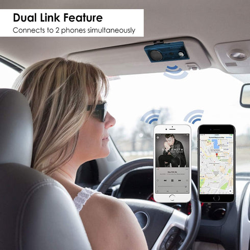 Avantree CK11 Bluetooth 5.0 Hands Free Cell Phone Car Kit, 3W Loud Speakerphone, Support Siri Assistant, Motion AUTO ON, Volume Knob, Wireless in ...