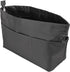 Time Wing Handbag Tote Purse Organizer Insert Bag Liner Shaper Divider Zipper 11 Pockets Compartments Small Dark Grey...