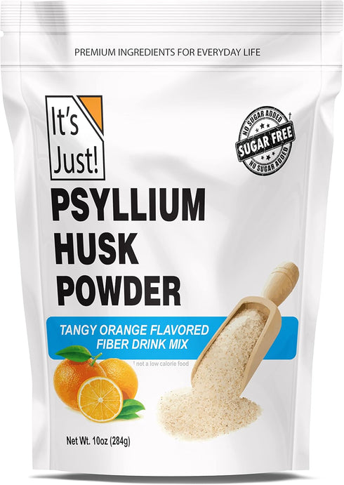It's Just! - Psyllium Husk Powder, Easy Mixing Dietary Fiber, Cleanse Your Digestive System, Finely Ground Powder, Ideal for Keto Baking, Non-GMO ...