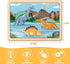 Puzzles for Kids Ages 4-6, 4 Pack Wooden Jigsaw Puzzles with 24 Pieces Each, Dinosaur Puzzle Preschool Educational Learning Toys Set for Boys and ...