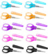 10 Pcs Small Scissors All Purpose, Stainless Steel Small Sharp Scissors, Mini Detail Craft Scissors with Protective Cover, 3.5" Tiny Scissors for ...