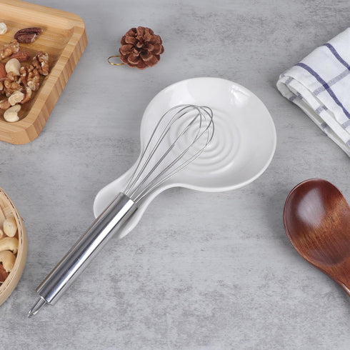 Spoon Rest for Kitchen, Ceramic Spoon Holder for Stove Top, Cooking Spoon Holder?Coffee Spoon Holder,Heat Resistant Utensil Rest for Countertop, D...