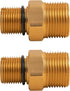 2 PCS 7106686 Outlet Connector for Gas Powered Pressure Washer Pumps, 19G & 1.5mm Male...