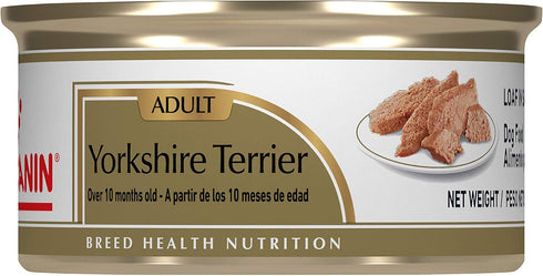 Royal Canin Yorkshire Terrier Adult Breed Specific Wet Dog Food, 3 oz can (4-pack)...