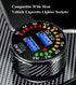 BARCOVAN Car Charger, Dual QC3.0 Port USB Car Charger Adapter, 36W 3A Fast Charge Car Phone Charger with Colorful Voltmeter & ON/Off Switch...