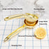 Agirlvct Lemon Squeezer, Heavy Duty Zinc Manual Lemon Juicer, Threaded Groove Fresh Small Oranges Limes Juicer Hand Press Manual Press for Home Re...