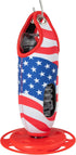 The Hummingbird Bottle Hummingbird Feeders for Outdoors Hanging, Uses Recyclable Bottles (American Flag)...