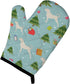 Caroline's Treasures BB4901OVMT Christmas Anatolian Shepherd Oven Mitt Heat Resistant Thick Oven Mitt for Hot Pans and Oven, Kitchen Mitt Protect ...