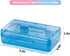 Sooez 3 Pack Large Capacity Hard Pencil Case, Plastic Crayon Pencil Boxes Bulk with Snap-tight Lid, Clear Storage Box Craft Pen Art Marker Organiz...