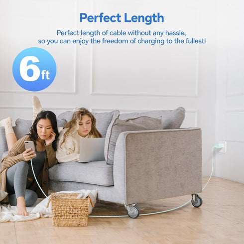 for iPhone Fast Charger?MFi Certified? 3 Pack 20W PD USB C Wall Charger Adapter with 6FT USB C to ightning Cord Fast Charging Cable Compatible wit...