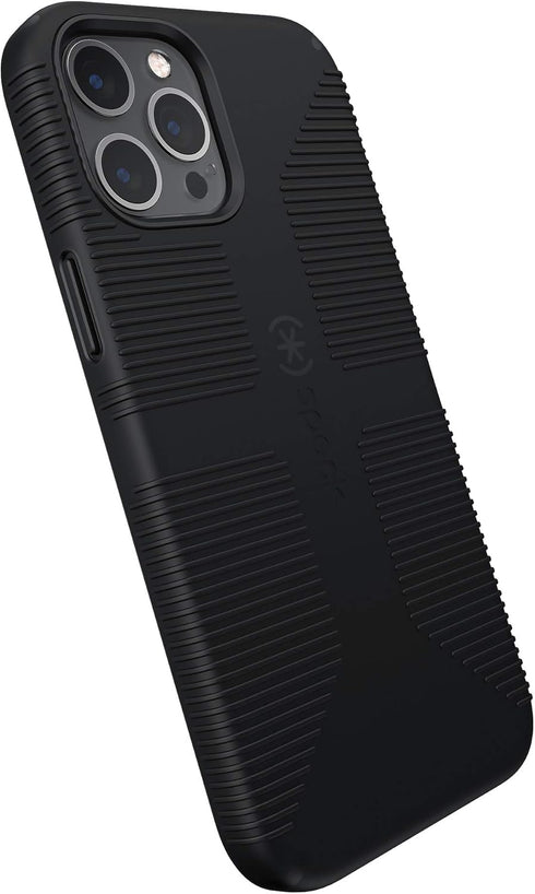 Speck Products CandyShell Pro Grip iPhone 12 Pro Max Case, Black/Black (137609-1050)...