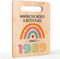 35th Birthday Gifts for Women Men,35 Year old Birthday Present,1989 Cutting Board, Back In 1989 Cutting Board,35th Birthday Decorations,Best Gifts...